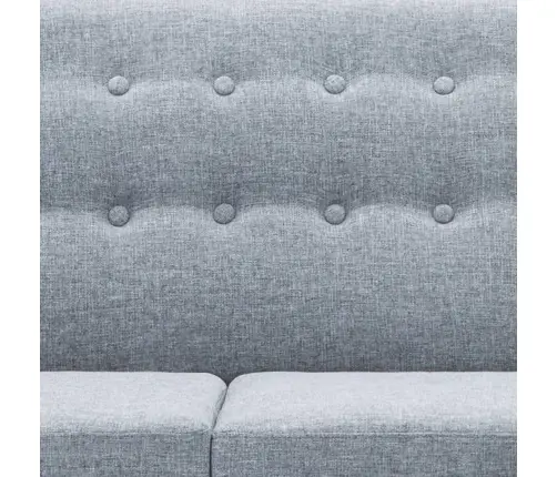 Stūra Dīvāns, 171,5X138X81,5 Cm, Gaiši Pelēka Auduma Apdare Vidaxl