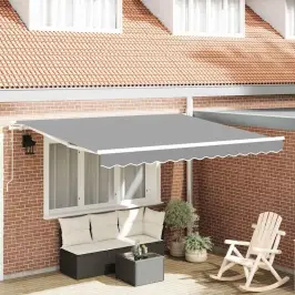 Pārklājuma Struktūra Balts 300 X 250 Cm Alumīnijs Vidaxl