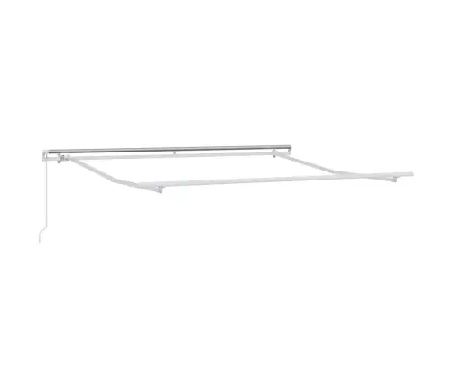 Markīze Balts 3 X 2,5 M Metāla Vidaxl