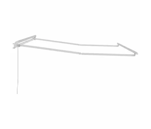 Markīze Balts 3 X 2,5 M Metāla Vidaxl