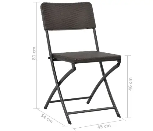 Kokkupandavad Aiatoolid 4 Tk Hdpe  Ja Teras, Pruun