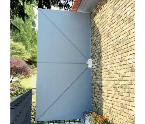 Saliekama Terases Sānu Markīze, Pelēka, 400X200 Cm Vidaxl