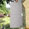 Kokkupandav Terrassi Külgmarkiis Kreemjasvalge 300 X 150 Cm
