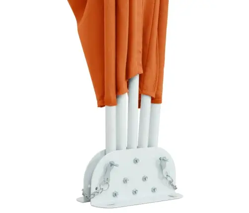 Saliekama Terases Sānu Markīze, Sarkanbrūna, 300X150 Cm Vidaxl