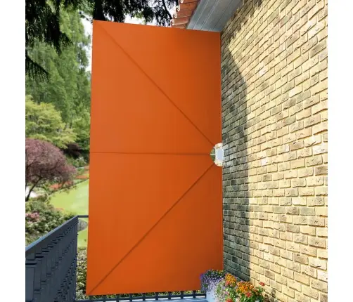 Kokkupandav Terrassi Külgmarkiis Terrakota 400 X 200 Cm