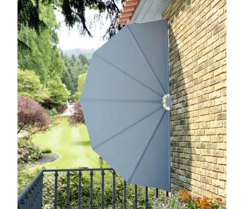 Saliekama Terases Sānu Markīze, Pelēka, 160 Cm Vidaxl
