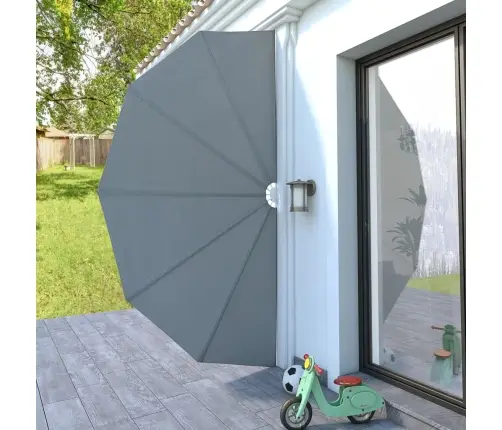 Saliekama Terases Sānu Markīze, Pelēka, 200 Cm Vidaxl