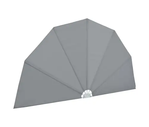 Saliekama Terases Sānu Markīze, Pelēka, 200 Cm Vidaxl