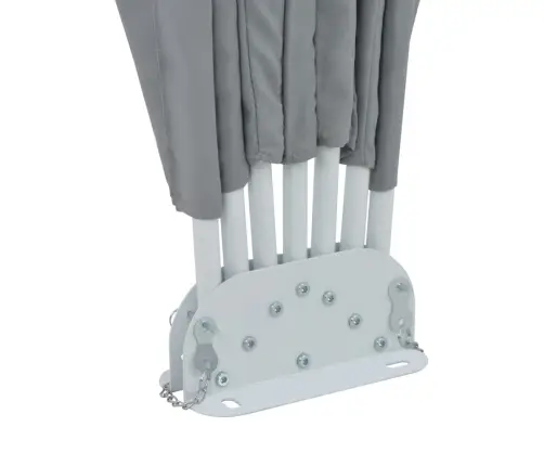 Saliekama Terases Sānu Markīze, Pelēka, 200 Cm Vidaxl