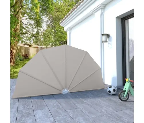 Saliekama Terases Sānu Markīze, Krēmkrāsā, 160 Cm Vidaxl