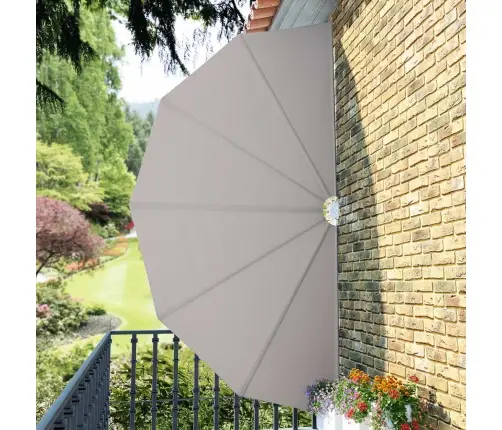 Saliekama Terases Sānu Markīze, Krēmkrāsā, 200 Cm Vidaxl