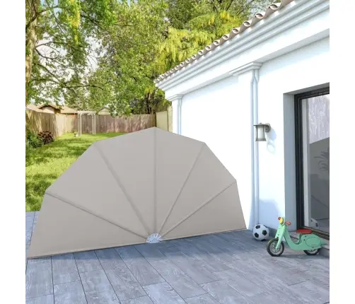 Saliekama Terases Sānu Markīze, Krēmkrāsā, 200 Cm Vidaxl