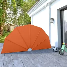 Saliekama Terases Sānu Markīze, Sarkanbrūna, 160 Cm Vidaxl