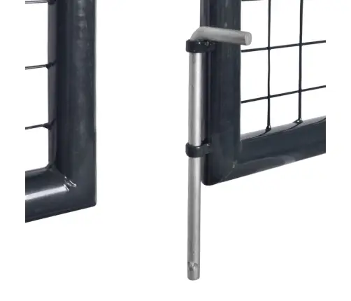 Dārza Vārti, Sieta, Cinkots Tērauds, 306X100 Cm, Pelēki Vidaxl