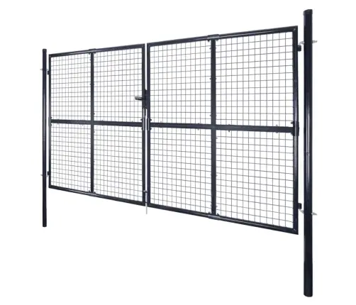 Sieta Žoga Vārti, Cinkots Tērauds, 289X175 Cm, Pelēki Vidaxl