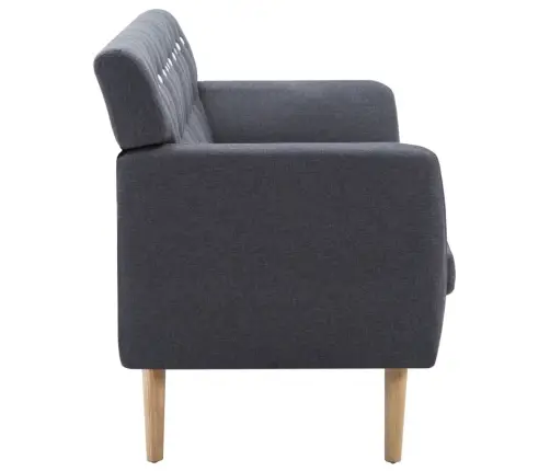 Trīsvietīgs Dīvāns, 172X70X82 Cm, Tumši Pelēka Auduma Apdare Vidaxl