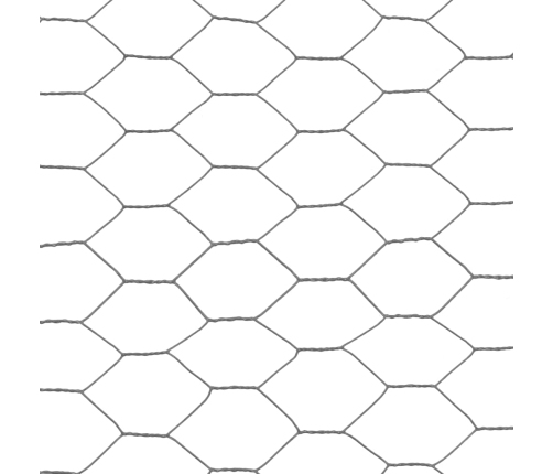Vielos Tinklas Su Pvc Danga, Pilkas, 25X1M
