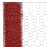 Stiepļu Žogs, Tērauds Ar Pvc Pārklājumu, 25X0,75 M, Sarkans Vidaxl Stiepļu Žogs, Tērauds Ar Pvc Pārklājumu, 25X0,75 M, Sarkans Vidaxl