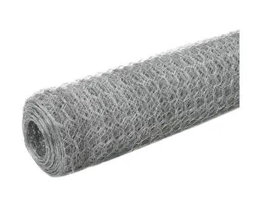 Stiepļu Žogs, Cinkots Tērauds, 25X1,5 M, Sudraba Krāsā Vidaxl