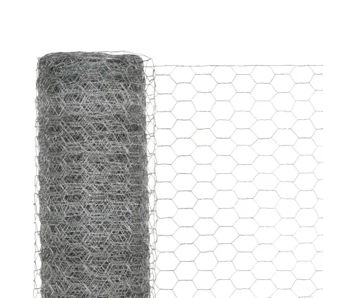 Stiepļu Žogs, Cinkots Tērauds, 25X1,5 M, Sudraba Krāsā Vidaxl