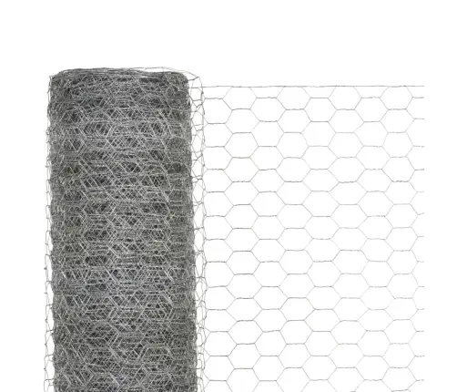 Stiepļu Žogs, Cinkots Tērauds, 25X1,5 M, Sudraba Krāsā Vidaxl