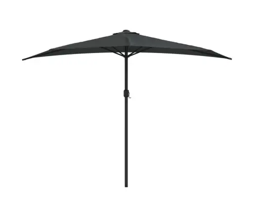 Balkona Saulessargs Ar Alumīnija Kātu, Pelēks, 300X155 Cm Vidaxl Balkona Saulessargs Ar Alumīnija Kātu, Pelēks, 300X155 Cm Vidaxl