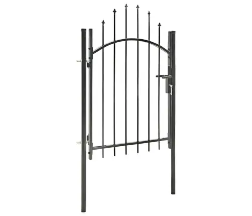 Sodo Vartai, Juodi, 1X1,75M, Plienas