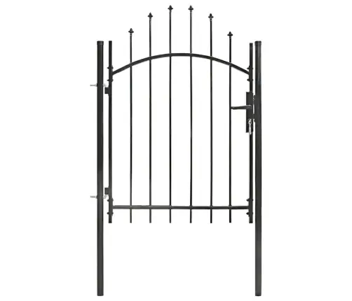 Sodo Vartai, Juodi, 1X1,75M, Plienas