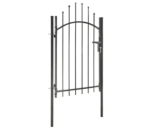 Sodo Vartai, Juodi, 1X2M, Plienas