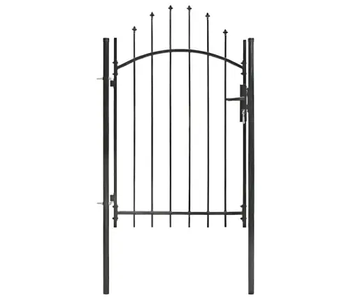 Sodo Vartai, Juodi, 1X2M, Plienas