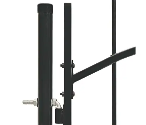 Sodo Vartai, Juodi, 1X2M, Plienas