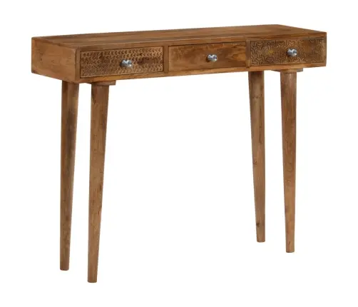 Konsoollaud, Mangopuit, 102 X 30 X 79 Cm