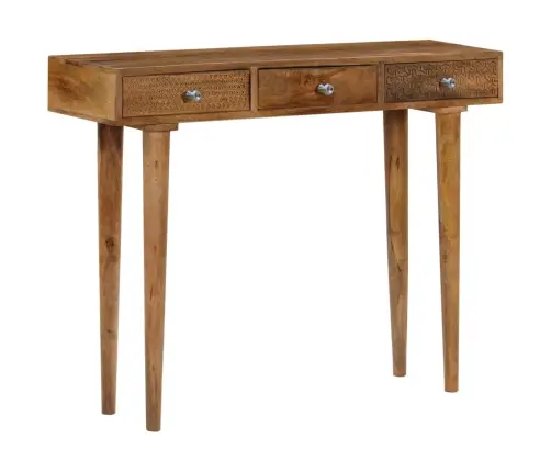 Konsoollaud, Mangopuit, 102 X 30 X 79 Cm