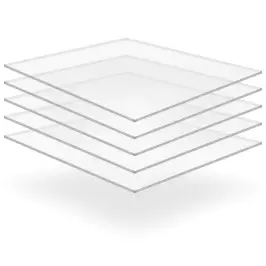 Akrilo Stiklo Lankstiniai Skaidrus 40 X 60 Cm Akrilas