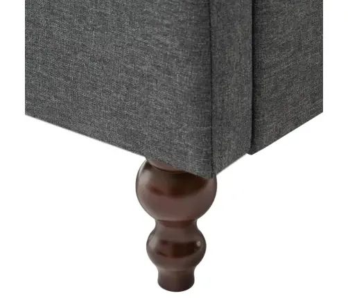 Atpūtas Krēsls, Tumši Pelēks Audums Vidaxl