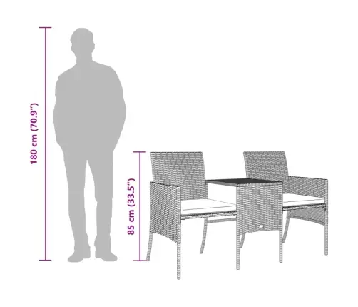 Divvietīgs Dārza Dīvāns Ar Galdiņu, Taburetēm, Pe Pinums, Brūns Vidaxl Divvietīgs Dārza Dīvāns Ar Galdiņu, Taburetēm, Pe Pinums, Brūns Vidaxl