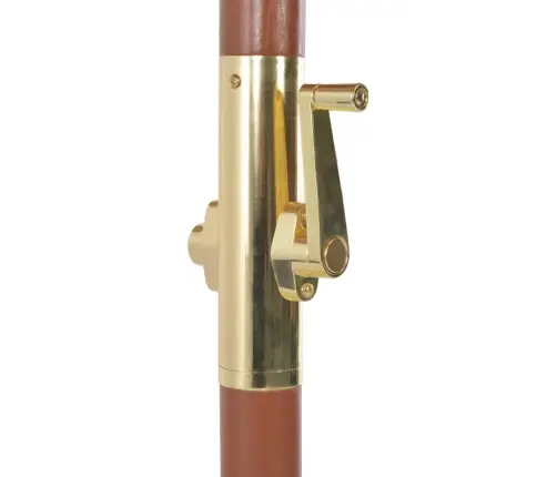 Dārza Saulessargs Ar Koka Kātu, 300 Cm, Bordo Sarkans Vidaxl