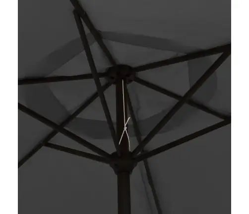 Päikesevari Metallpostiga 300 cm Antratsiithall