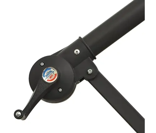 Konsooldisainiga Päikesevari, Alumiiniumpost, 350 Cm Antratsiit