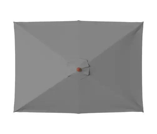 Lauko Skėtis Nuo Saulės Su Mediniu Stulpu, Antracito, 150X200Cm