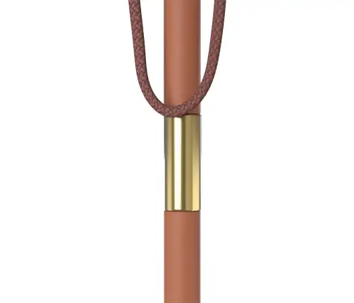 Dārza Saulessargs Ar Koka Kātu, Sarkanbrūns, 150X200 Cm Vidaxl