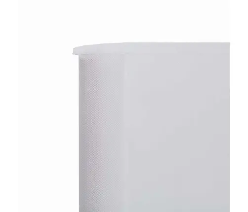 Tuulekaitse Sein 3 Paneelist, Kangas, 400 X 120 Cm Valge