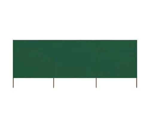 Tuulekaitse Sein 3 Paneelist, Kangas, 400 X 120 Cm Roheline Tuulekaitse Sein 3 Paneelist, Kangas, 400 X 120 Cm Roheline