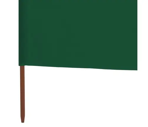 Tuulekaitse Sein 3 Paneelist, Kangas, 400 X 120 Cm Roheline Tuulekaitse Sein 3 Paneelist, Kangas, 400 X 120 Cm Roheline
