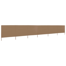 Uždanga Nuo Vėjo, 6 Plokštės, Taupe Sp., 800X80cm Audinys