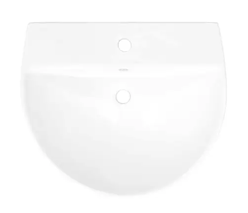 Izlietne Balts 56 X 48 X 42 Cm Izmirdzoša Keramika Vidaxl