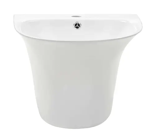 Basin Valge 47 X 45 X 37 Cm Glaseeritud Keraamika