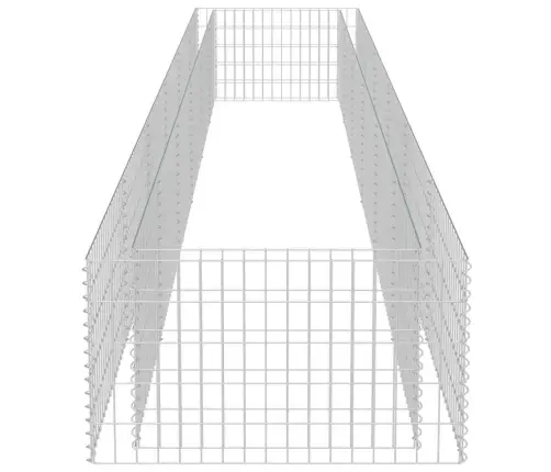 Gabions, Augstā Puķu Kaste, Cinkots Tērauds, 540X90X50 Cm Vidaxl