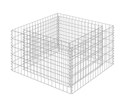 Gabiono Vazonas, Galvanizuotas Plienas, 90X90X50cm Aukštas