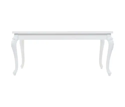 Söögilaud, 179 X 89 X 81 cm Kõrgläikega Valge